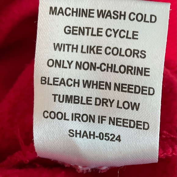 RARE Y2K Vintage Ed Hardy Red Crop Sweatshirt Rose Bird Tattoo Women’s M - Picture 8 of 8